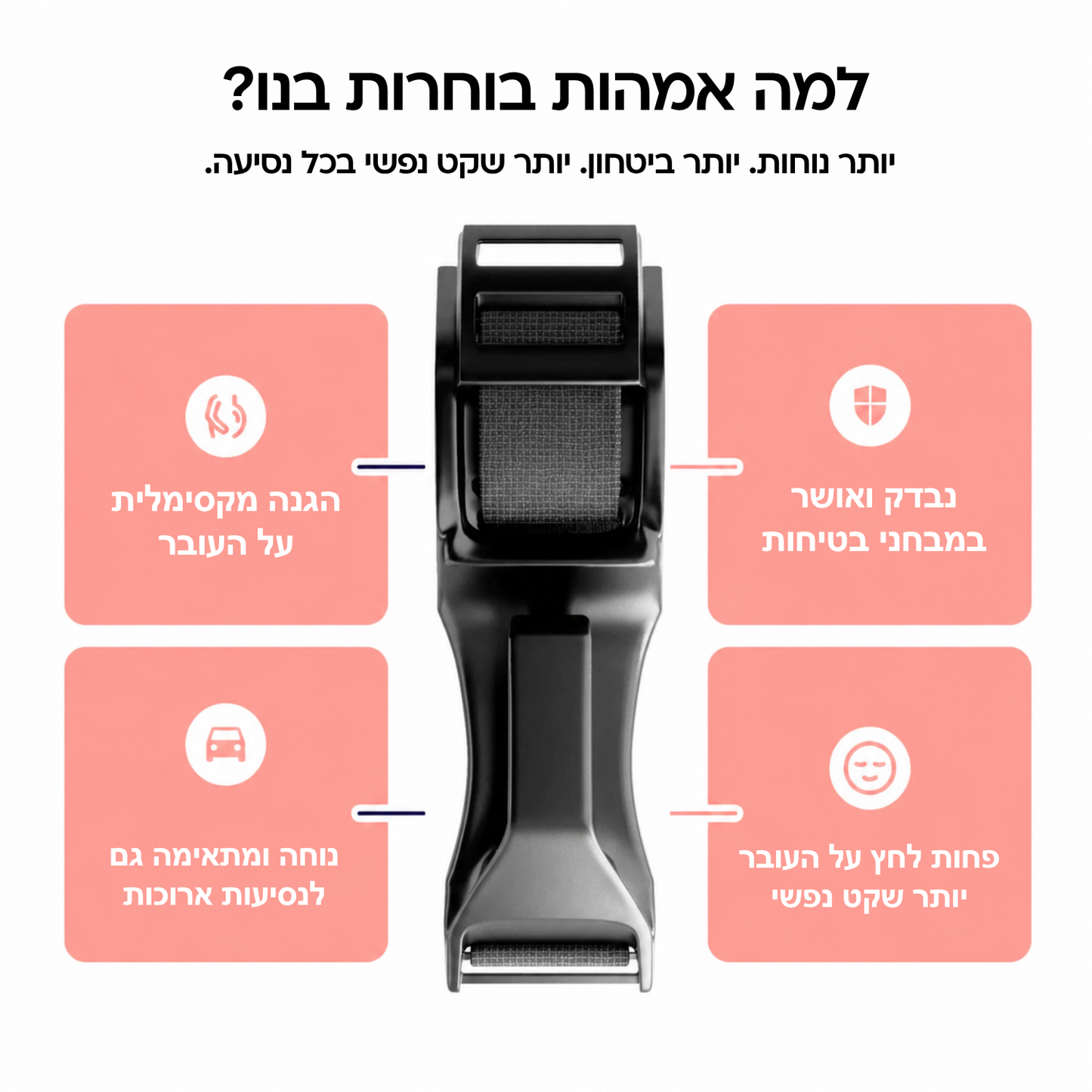 חגורת מאמא - חגורת הגנה לנשים בהריון